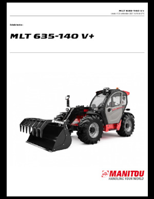 Ładowarki teleskopowe Manitou MLT 635-140 V+