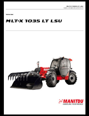 Ładowarki teleskopowe Manitou MLT-X 1035 LT LSU