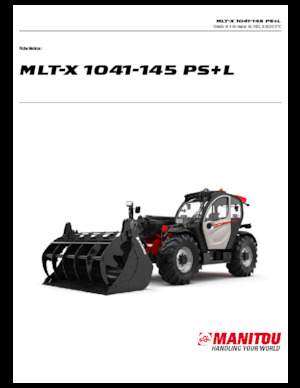 Ładowarki teleskopowe Manitou MLT-X 1041-145 PS+L