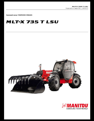 Ładowarki teleskopowe Manitou MLT-X 735 T LSU