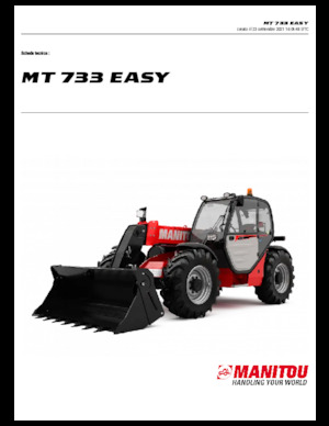 Ładowarki teleskopowe Manitou MT 733 EASY Standard (STV)