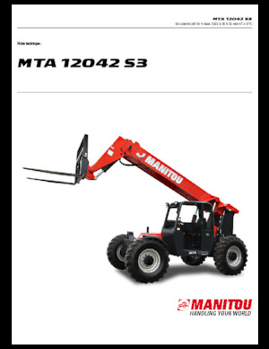 Ładowarki teleskopowe Manitou MTA 12042 S3