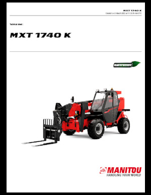Ładowarki teleskopowe Manitou MXT 1740 K