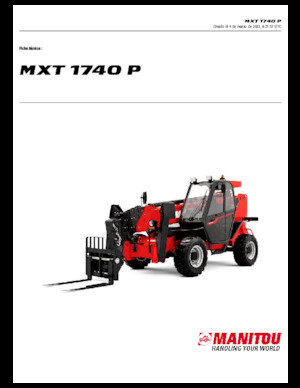 Ładowarki teleskopowe Manitou MXT 1740 P