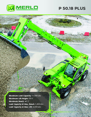 Ładowarki teleskopowe Merlo P 50.18 PLUS