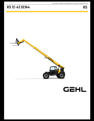 Ładowarki teleskopowe Gehl RS12-42