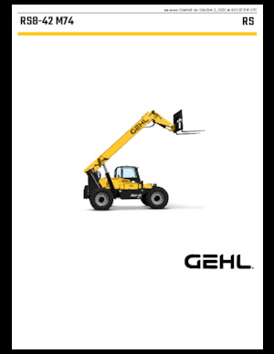 Ładowarki teleskopowe Gehl RS8-42 M74