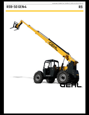 Ładowarki teleskopowe Gehl RS9-50