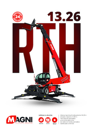 Ładowarka teleskopowa obrotowa MAGNI RTH 13.26 SH