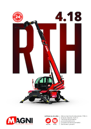 Ładowarka teleskopowa obrotowa MAGNI RTH 4.18 Smart