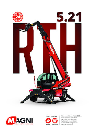 Ładowarka teleskopowa obrotowa MAGNI RTH 5.21 SH