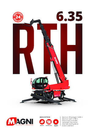 Ładowarka teleskopowa obrotowa MAGNI RTH 6.35 SH