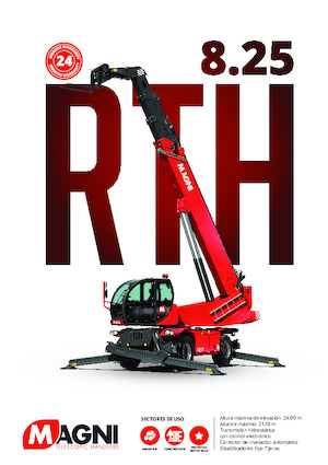 Ładowarka teleskopowa obrotowa MAGNI RTH 8.25 SH