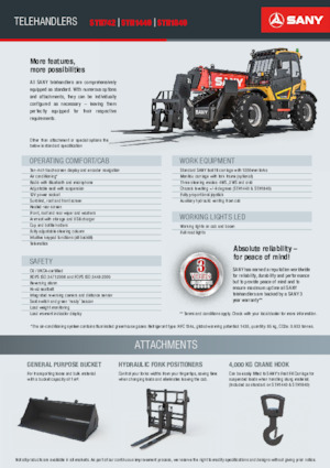 Ładowarki teleskopowe Sany STH1840