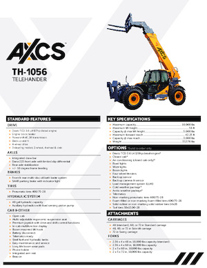 Ładowarki teleskopowe AXCS TH-1056