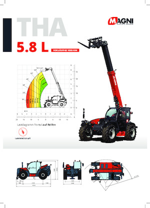 Ładowarki teleskopowe MAGNI THA 5.8 L