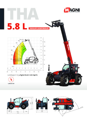 Ładowarki teleskopowe MAGNI THA 5.8 L