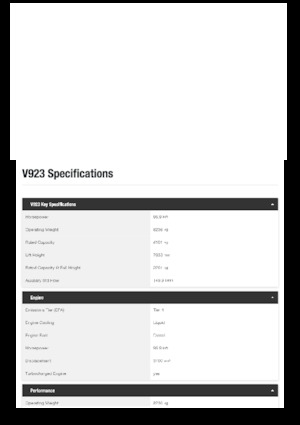 Ładowarki teleskopowe Bobcat VersaHANDLER V923