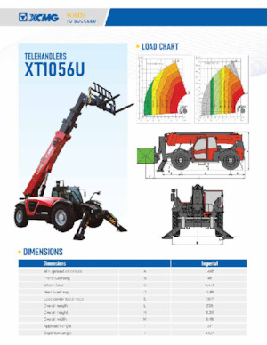 Ładowarki teleskopowe XCMG XT1056U