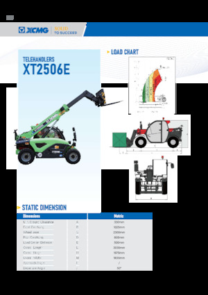 Ładowarki teleskopowe XCMG XT2506E