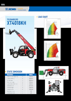 Ładowarki teleskopowe XCMG XT4018KH