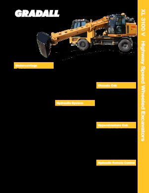 Koparki teleskopowe Gradall XL 3100 V