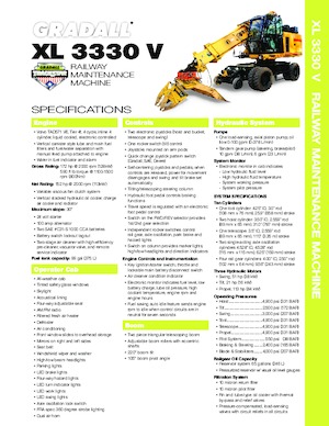 Koparki teleskopowe Gradall XL 3330 V