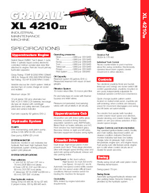Koparki teleskopowe Gradall XL 4210 III