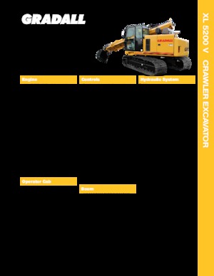 Koparki teleskopowe Gradall XL 5200 V