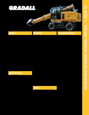 Koparki teleskopowe Gradall XL 5300 V