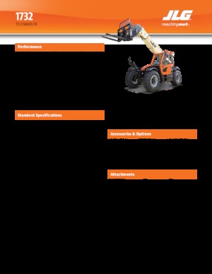 Ładowarki teleskopowe JLG 1732