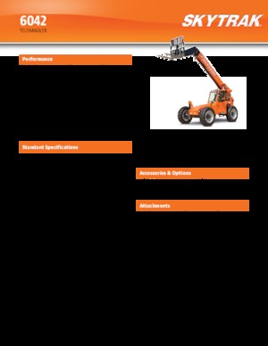 Ładowarki teleskopowe JLG 6042