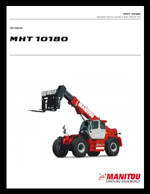 Ładowarki teleskopowe Manitou MHT 10180