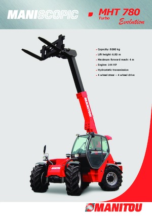 Ładowarki teleskopowe Manitou MHT 780