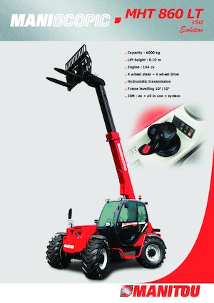 Ładowarki teleskopowe Manitou MHT 860
