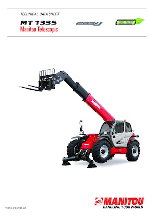 Ładowarki teleskopowe Manitou MT 1335 H easy