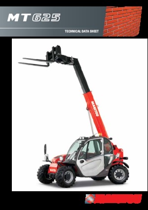 Ładowarki teleskopowe Manitou MT 625 H