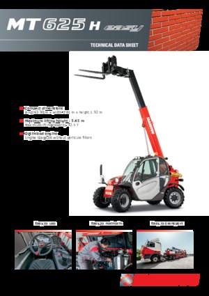 Ładowarki teleskopowe Manitou MT 625 H Easy