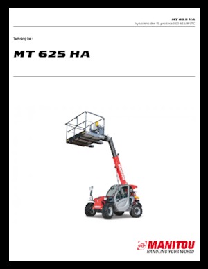 Ładowarki teleskopowe Manitou MT 625 HA