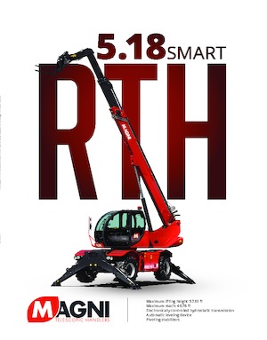 Ładowarka teleskopowa obrotowa MAGNI RTH 5.18 Smart
