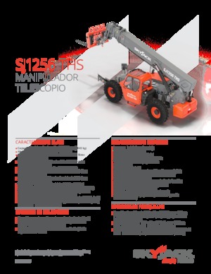 Ładowarki teleskopowe Skyjack SJ1256 THS