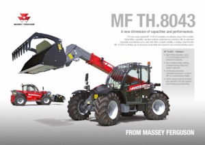 Ładowarki teleskopowe Massey Ferguson TH.8043
