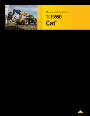Ładowarki teleskopowe Caterpillar TL1055D