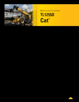 Ładowarki teleskopowe Caterpillar TL1255D