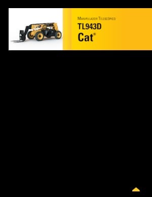 Ładowarki teleskopowe Caterpillar TL943D