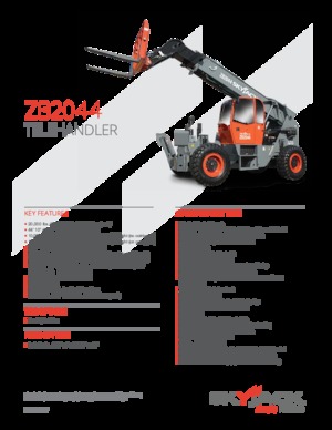 Ładowarki teleskopowe Skyjack ZB 2044