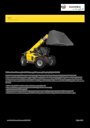 Ładowarki teleskopowe Kramer 5507