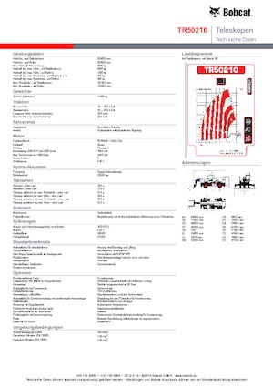 Ładowarka teleskopowa obrotowa Bobcat TR50210