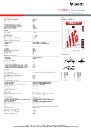 Ładowarka teleskopowa obrotowa Bobcat TR50210