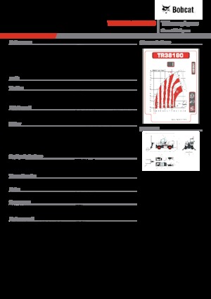 Ładowarka teleskopowa obrotowa Bobcat TR38160EVO IIIB